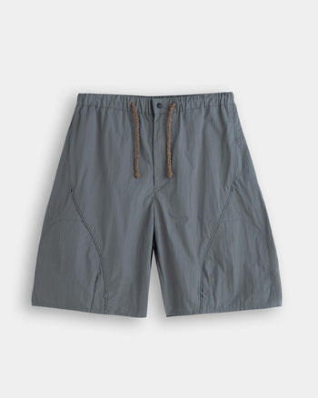 FTMD. Dual-Zip Pocket Shorts - Grey Blue