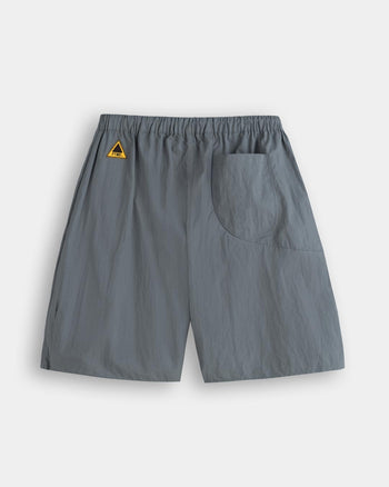 FTMD. Dual-Zip Pocket Shorts - Grey Blue