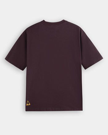 FTMD. Mind Over Noise Slub Tee - Dark Purple