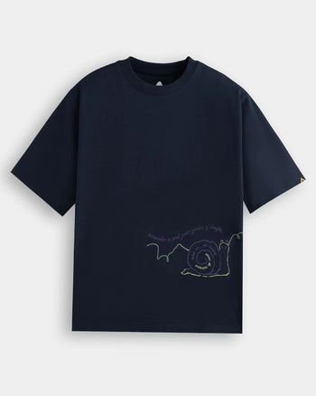 FTMD. Gardening Notes Heavyweight Tee - Navy