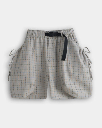 FTMD. Drawstring Pocket Shorts - Light Grey