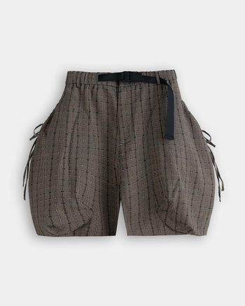 FTMD. Drawstring Pocket Shorts - Brown
