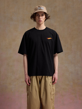 Unlimited Mote - Flame Wheel S/S Tee - Black