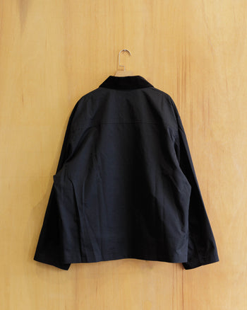 Vavues Collared Corduroy Coach Jacket
