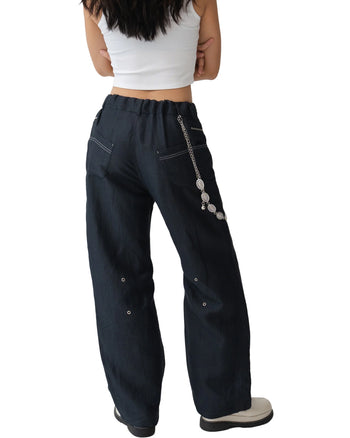 Wawawe - Ease Pants - Dark Blue