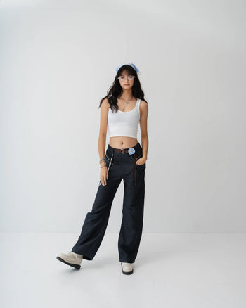 Wawawe - Ease Pants - Dark Blue