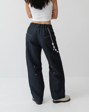 Wawawe - Ease Pants - Dark Blue