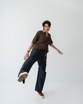 Wawawe - Ease Pants - Dark Blue