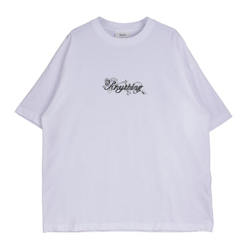 Dragon Logo Tee White - Anything JB