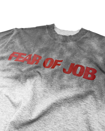 KMC - FEAR OF JOB Washed Tee - Gray