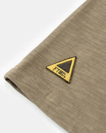 FTMD. Slub Cotton Tee -Khaki Brown