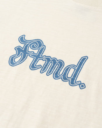 FTMD. Slub Cotton Tee -Cream