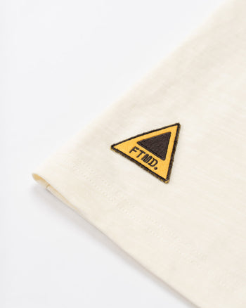 FTMD. Slub Cotton Tee -Cream