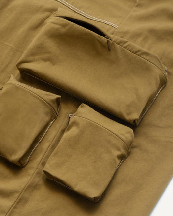FTMD. Cargo Over Pants - Amber Brown
