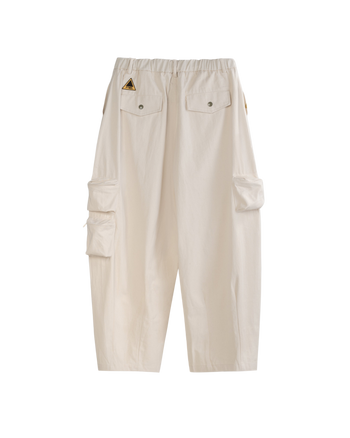 FTMD . Cargo Over Pants - Greige White