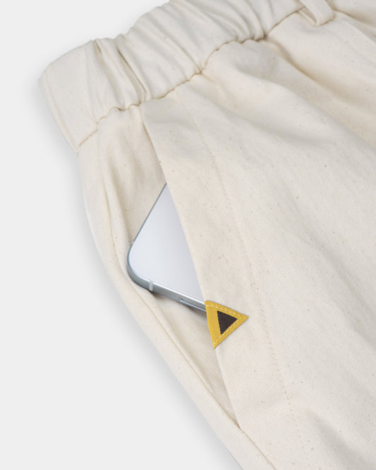 FTMD . Cargo Over Pants - Greige White