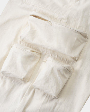 FTMD . Cargo Over Pants - Greige White