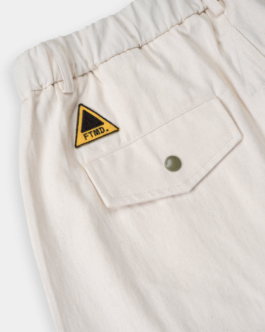 FTMD . Cargo Over Pants - Greige White