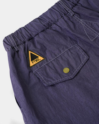 FTMD . Pigment Dyed Cargo Over Pants - Dark Purple