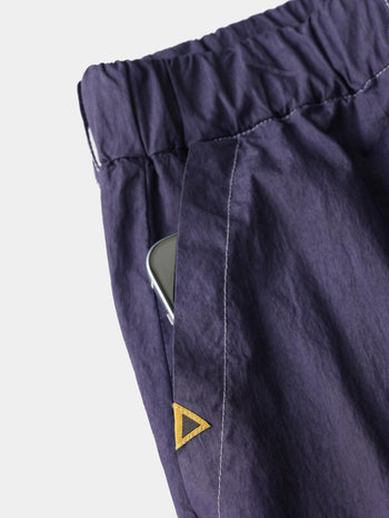 FTMD . Pigment Dyed Cargo Over Pants - Dark Purple