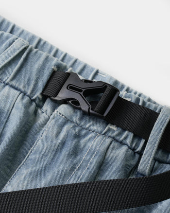 FTMD . Denim Cargo Over Pants - Washed Denim