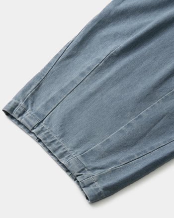 FTMD . Denim Cargo Over Pants - Washed Denim