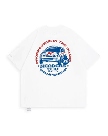 Headers - World Rally Tee - White