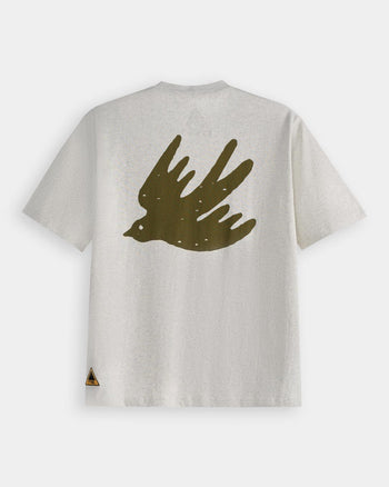 FTMD. Letter Tee - Melange Grey