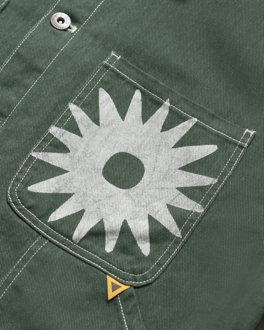 FTMD. Solar Denim Jacket - Green