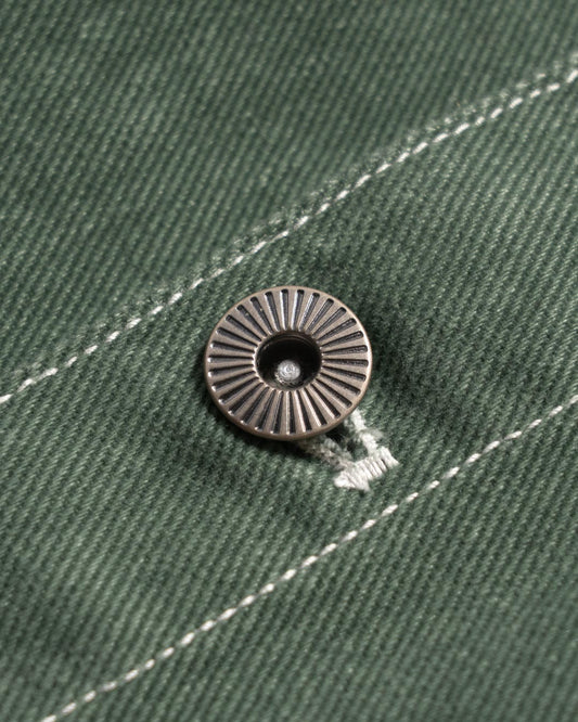 FTMD. Solar Denim Jacket - Green