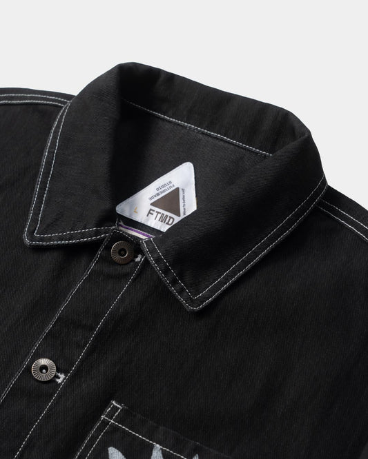 FTMD. Solar Denim Jacket - Black