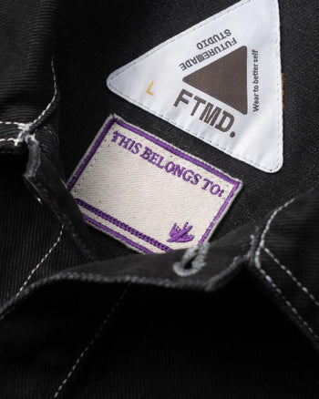 FTMD. Solar Denim Jacket - Black