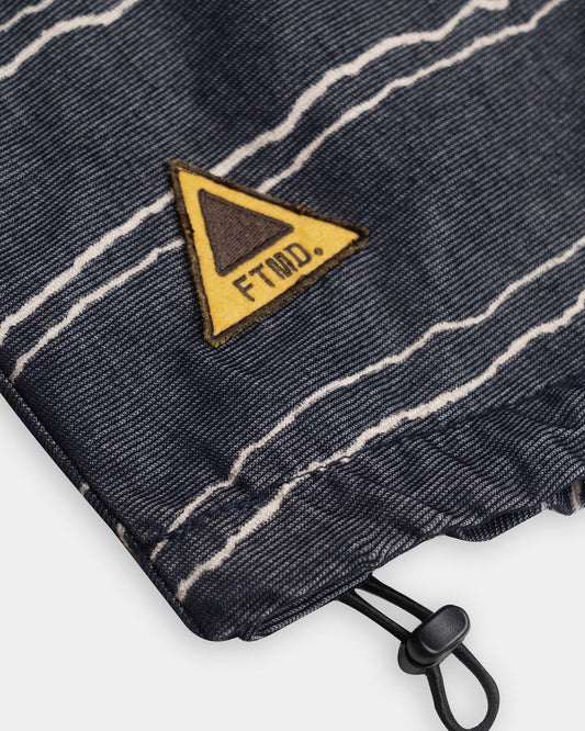 FTMD. Raglan Easy Overshirt - Striped Navy