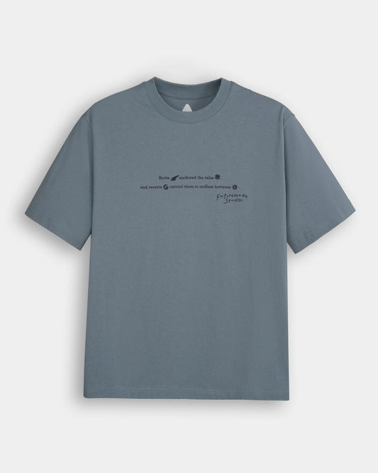 FTMD . Letter Tee - Blue