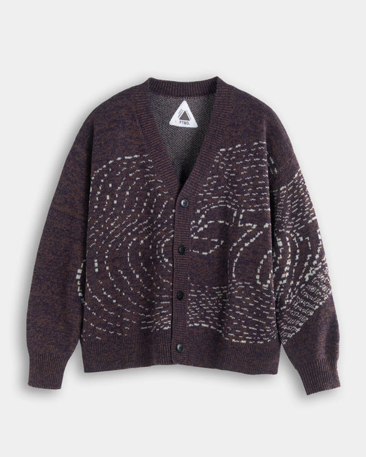 FTMD. Topo Cardigan - Midnight Violet