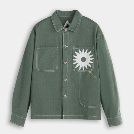 FTMD. Solar Denim Jacket - Green