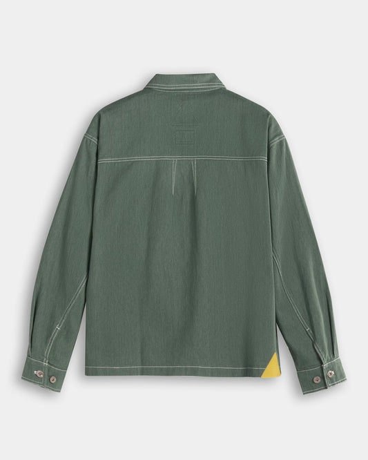 FTMD. Solar Denim Jacket - Green