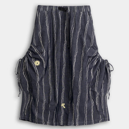 FTMD . Drawstring Pocket Skirt - Navy