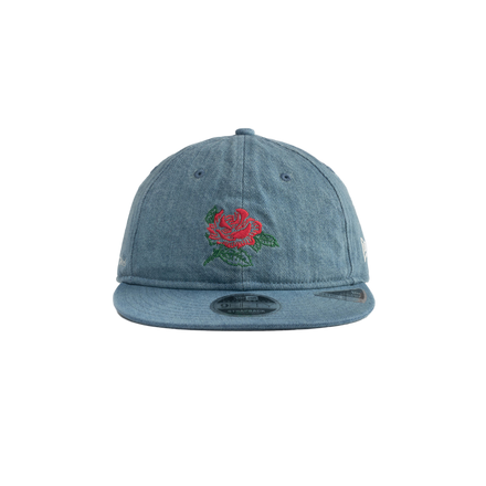 FTMD. 9 Fifty Retro Crown Adjustable Cap - Washed Denim Blue