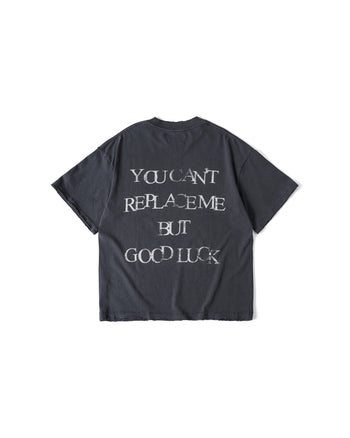 KMC - GOOD LUCK Washed Tee - Gray