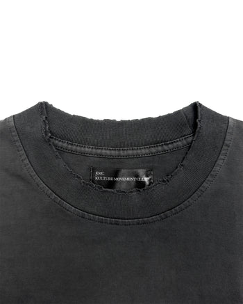 KMC - GOOD LUCK Washed Tee - Gray