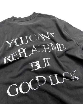 KMC - GOOD LUCK Washed Tee - Gray