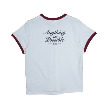 Anything JB - 80th Anniversary HuaMui Ringer Baby Tee