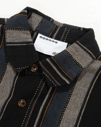 HdPc - Awining Stripes Shirt - Dark Navy