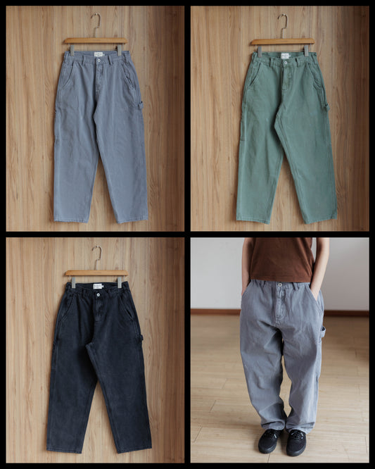 A.O.P Vintage Washed Work Pants