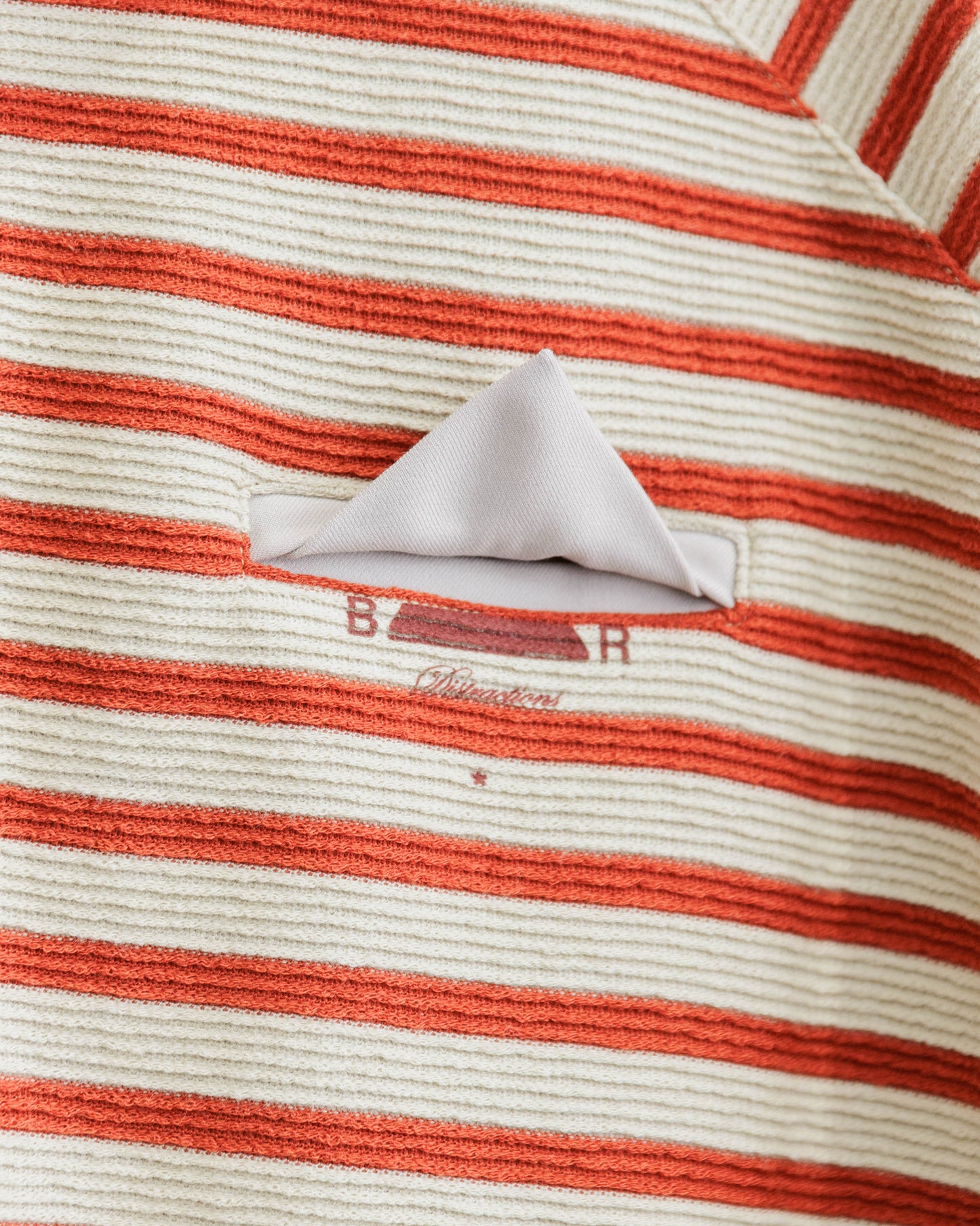 BEUTER® Distractions Red Striped Polo Shirt