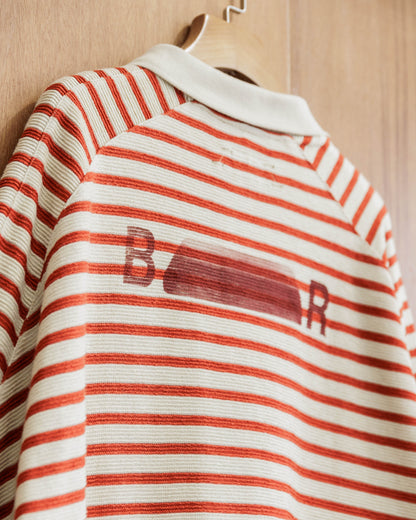 BEUTER® Distractions Red Striped Polo Shirt