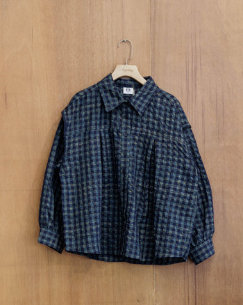 Agility MIAO Seersucker Plaid LS Shirts