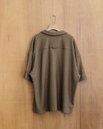 HdPc Windowpane Cayo Shirt Brown
