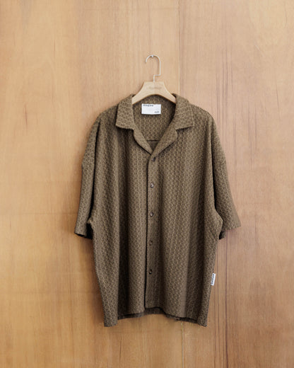 HdPc Windowpane Cayo Shirt Brown